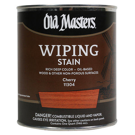 Old Masters 1 Qt Cherry Oil-Based Wiping Stain 11304